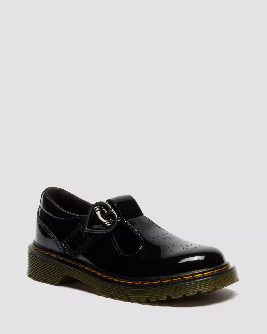 JUNIOR POLLEY II Heart Patent Leather Shoes