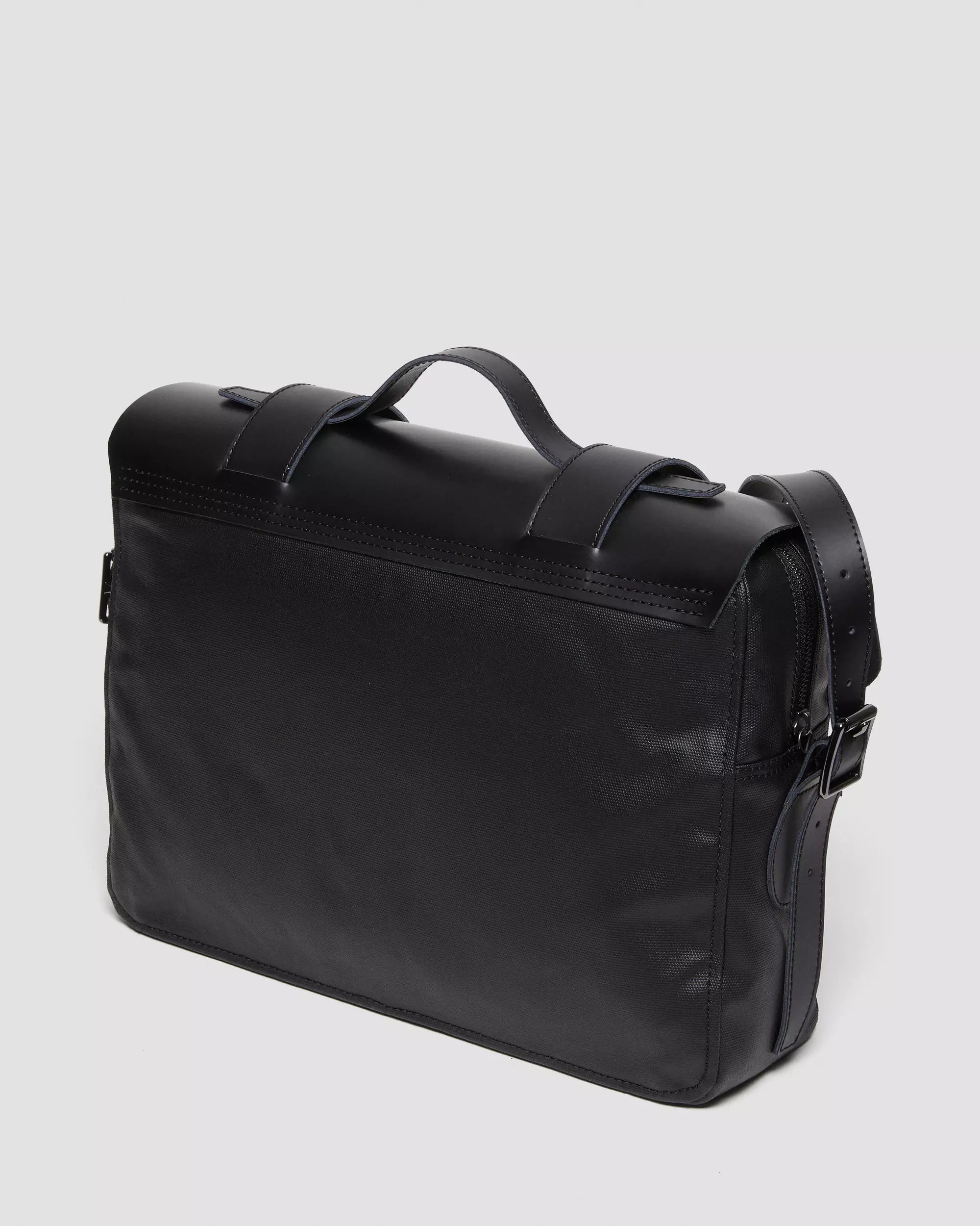 Leather & Canvas Messenger Bag