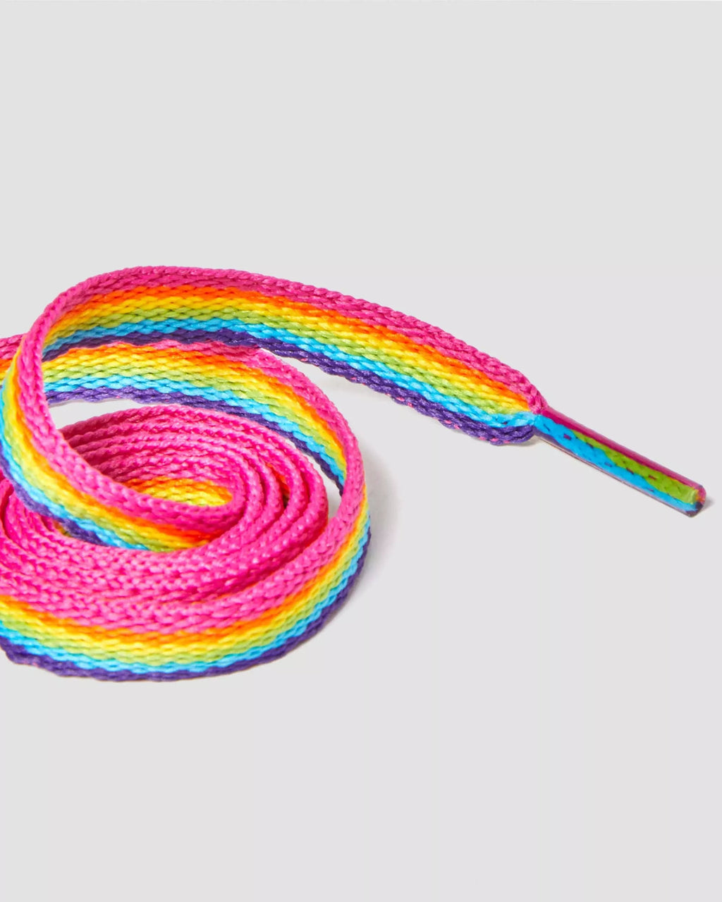 26 Inch Rainbow Flat Laces 3 Eye Shoe Laces