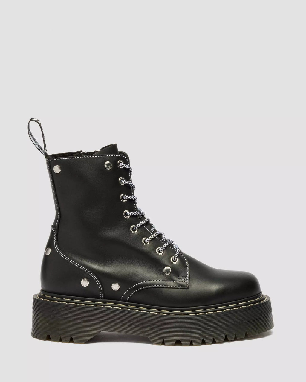 Jadon Monochrome Sendal Leather Platform Boots