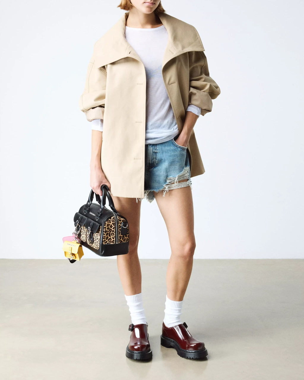 Rejena Mary Jane Lacquered Leather Shoes