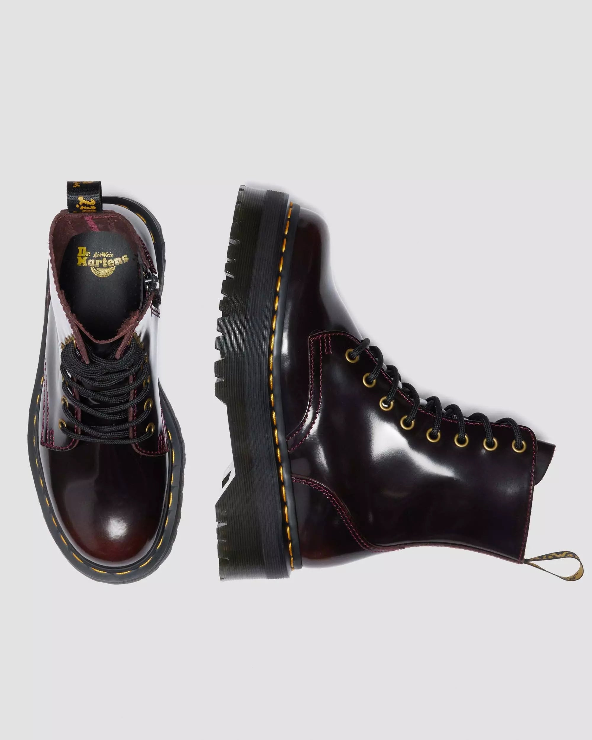 Jadon Arcadia Leather Platform Boots