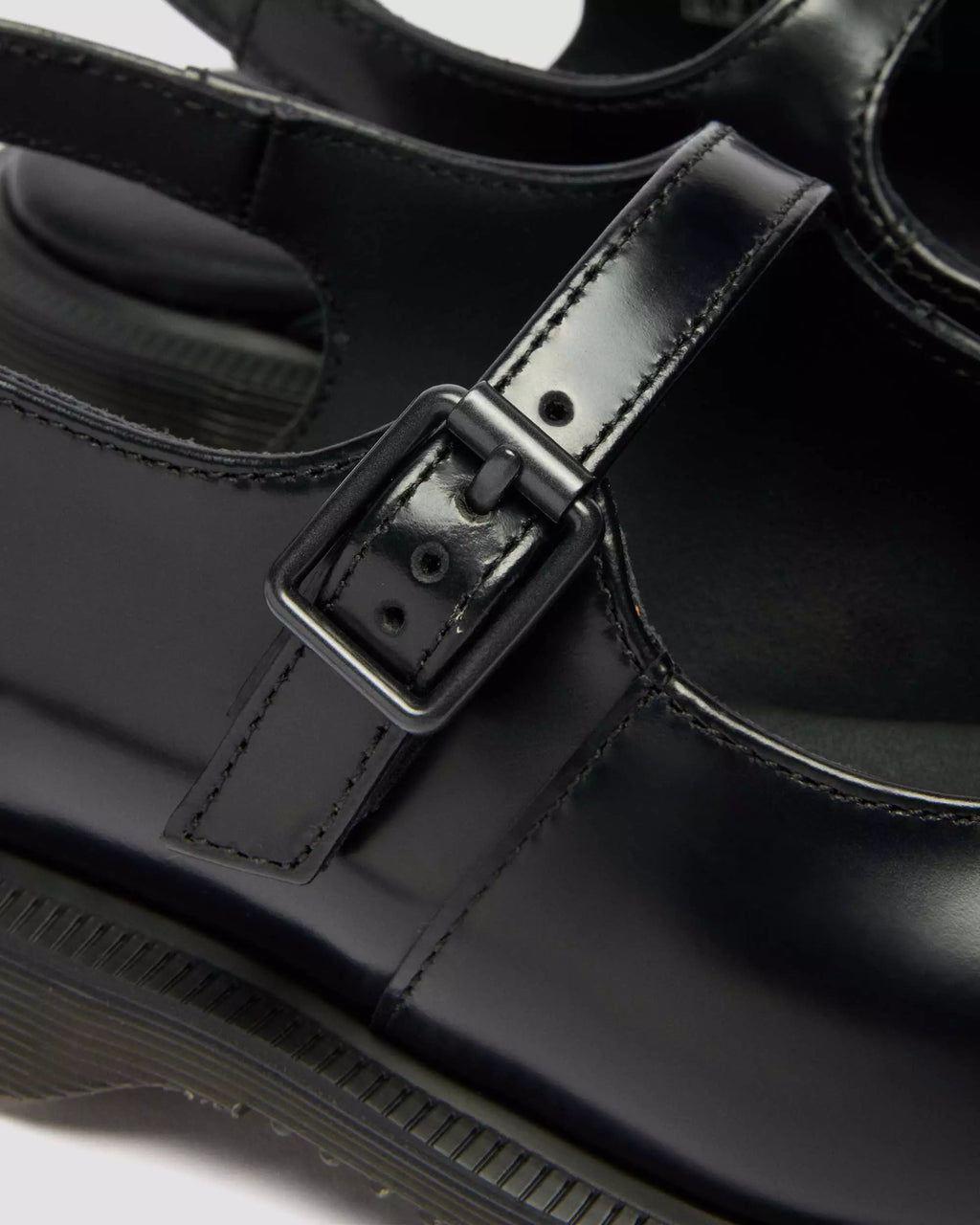 Madaline Mary Jane Smooth Leather Sling Back Shoes