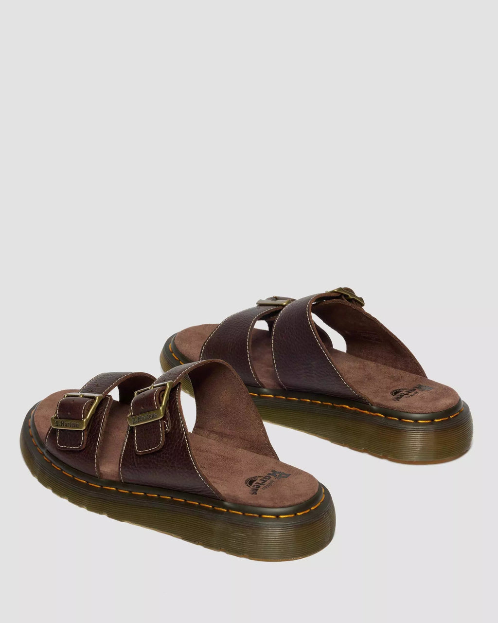 Josef Grizzly Leather Slide Sandals