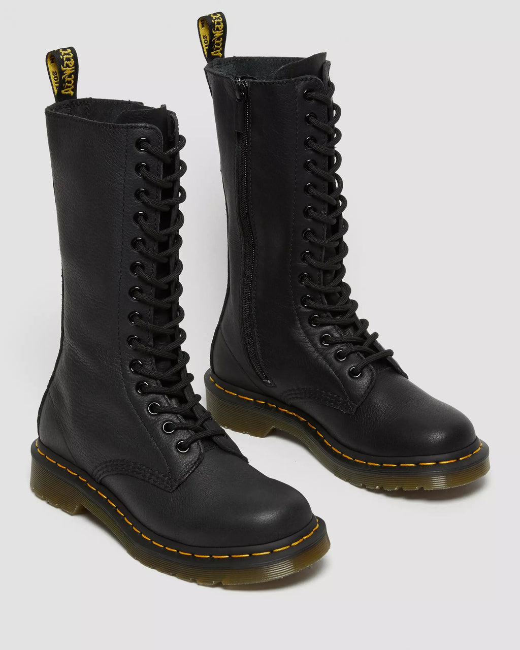 1B99 Virginia Leather Mid Calf Boots