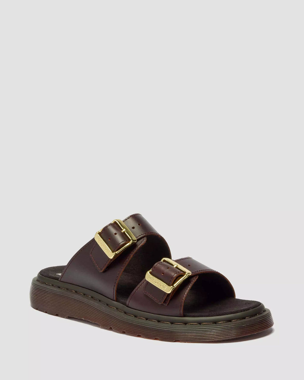 Josef Two Strap Atlas Leather Sandals