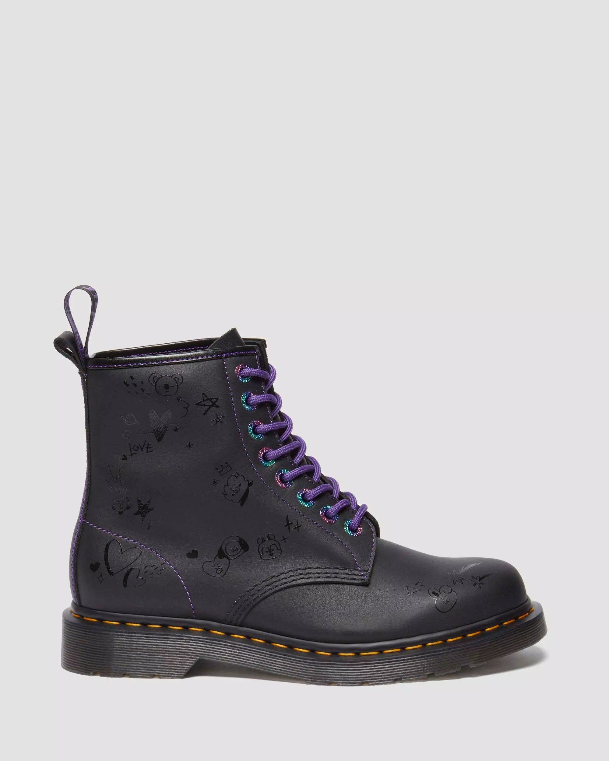 1460 x BT21 Leather Lace Up Boots