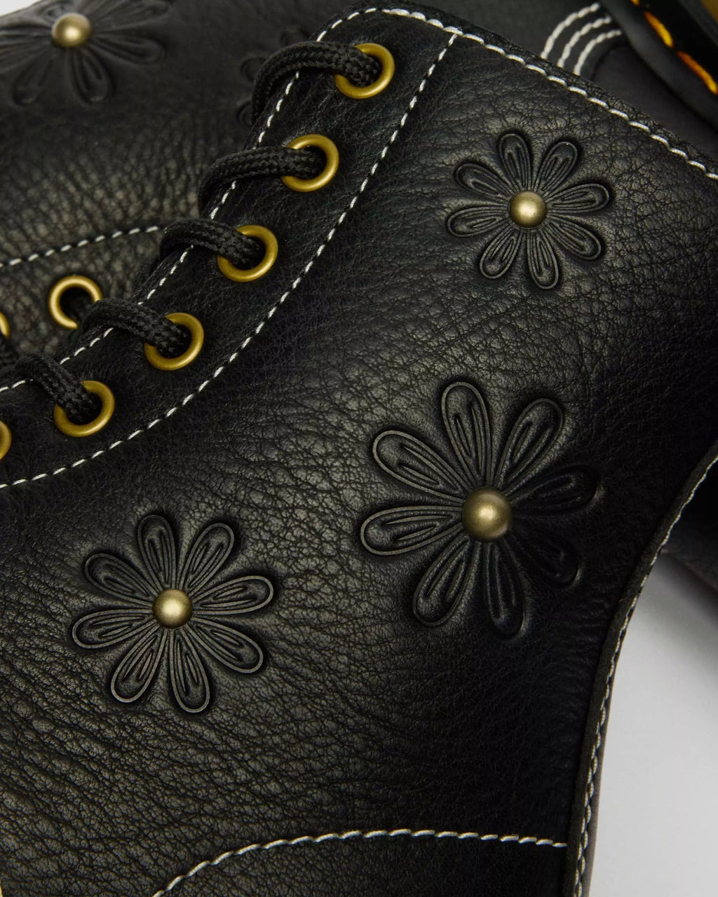 1460 Pascal Flower Grizzly Leather Boots