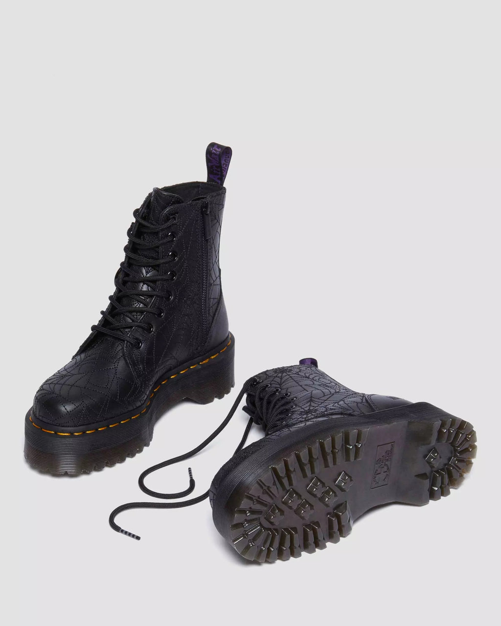 Jadon Wednesday Leather Platform Boots