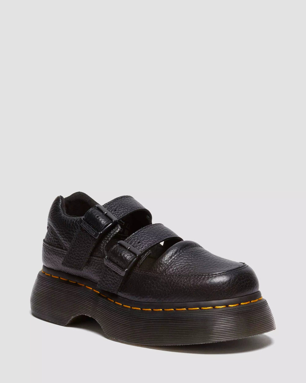 Buzz Milled Napa Leather Mary Jane Shoes