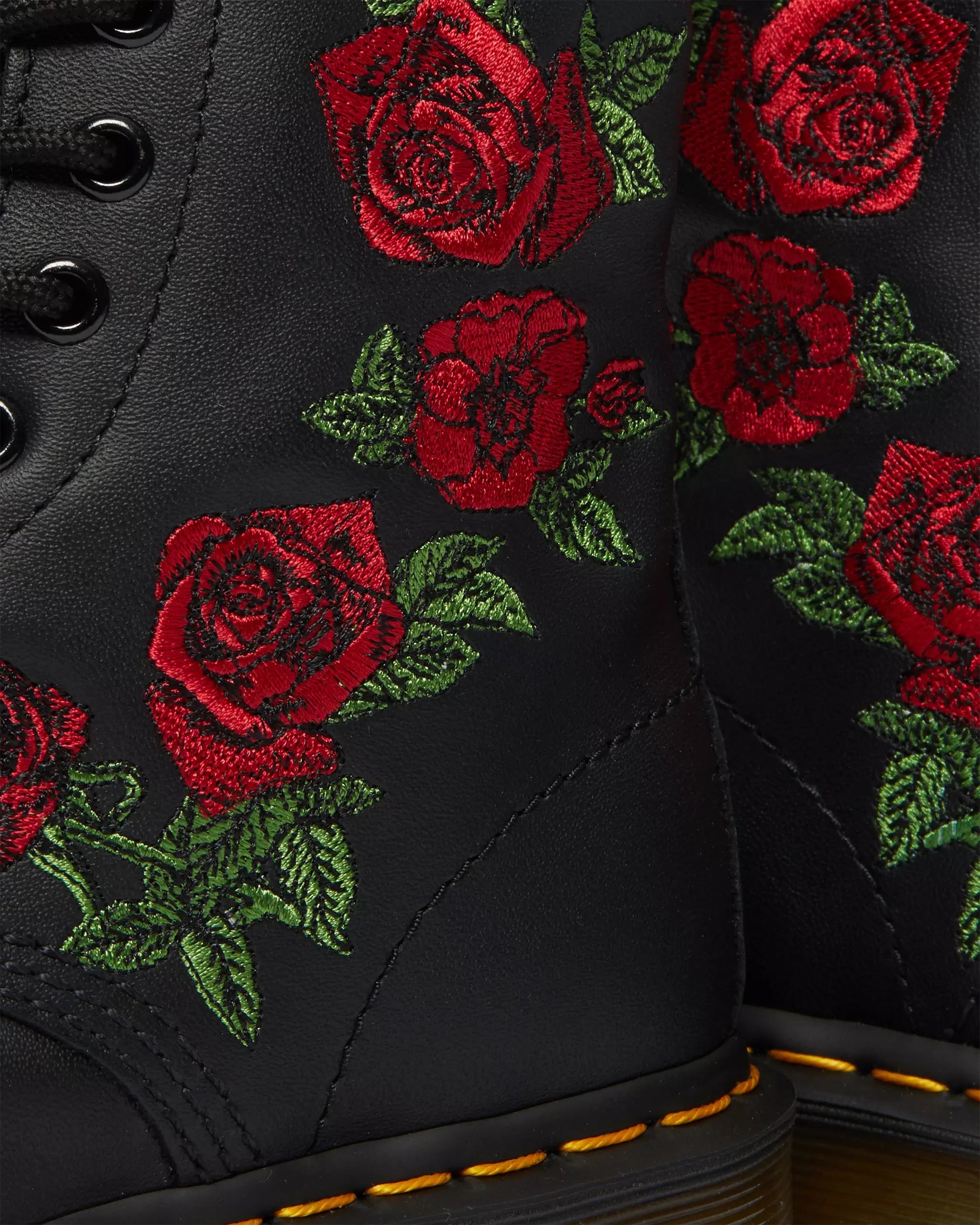 1460 Vonda Floral Leather Lace Up Boots