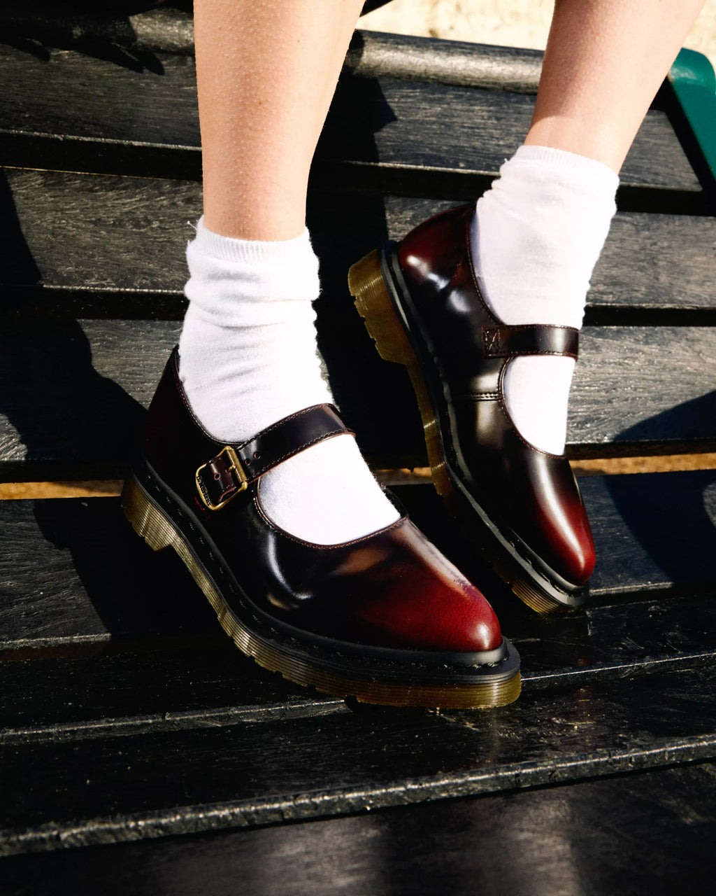 Elphie Leather Mary Jane Shoes