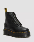 SINCLAIR Milled Nappa Leather Platform Boots