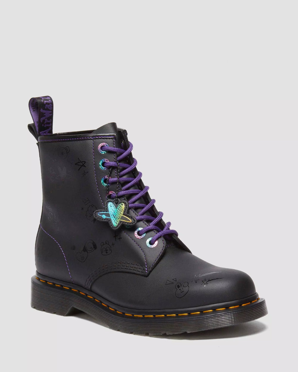 1460 x BT21 Leather Lace Up Boots