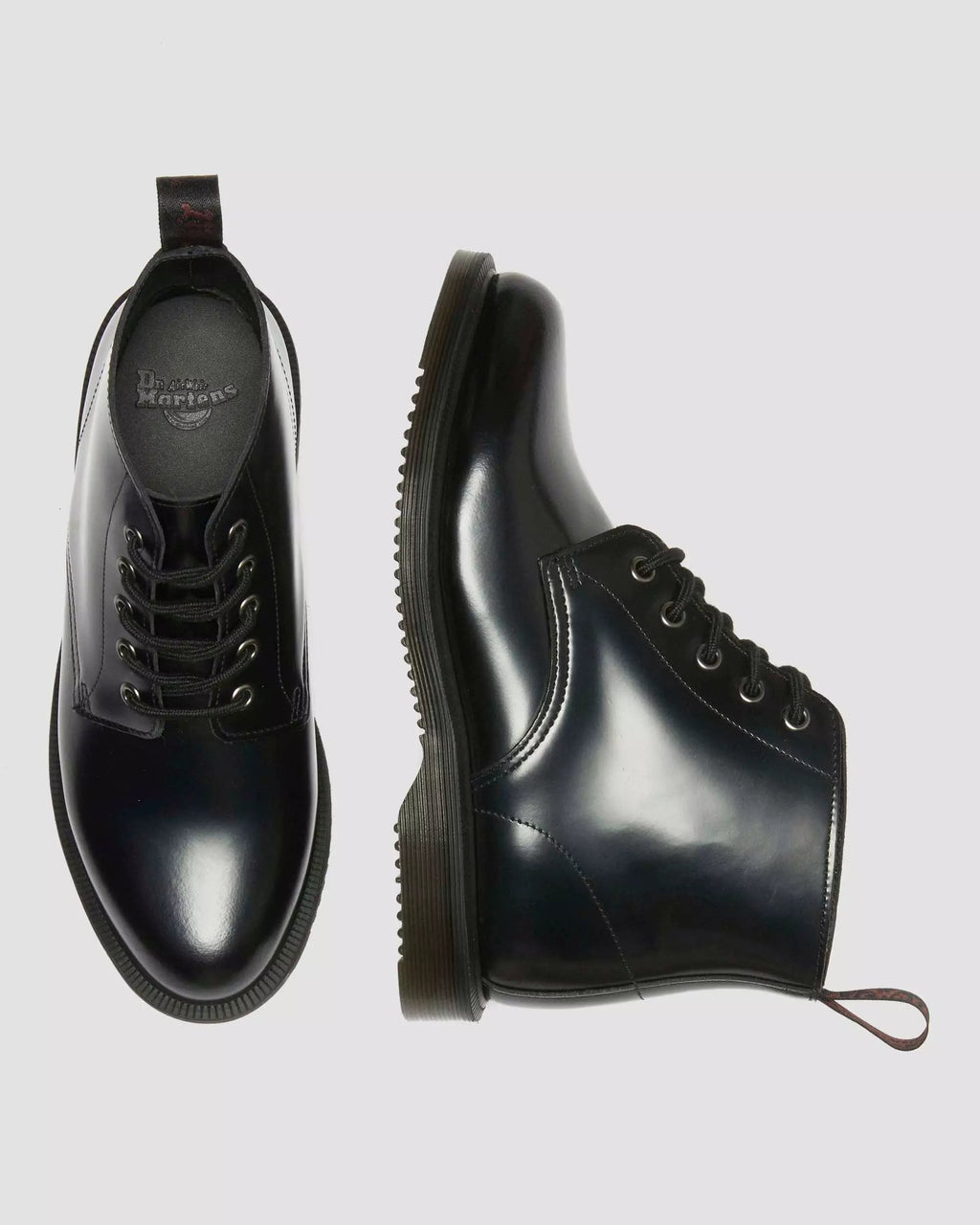 EMMELINE Smooth Lace Up Boots