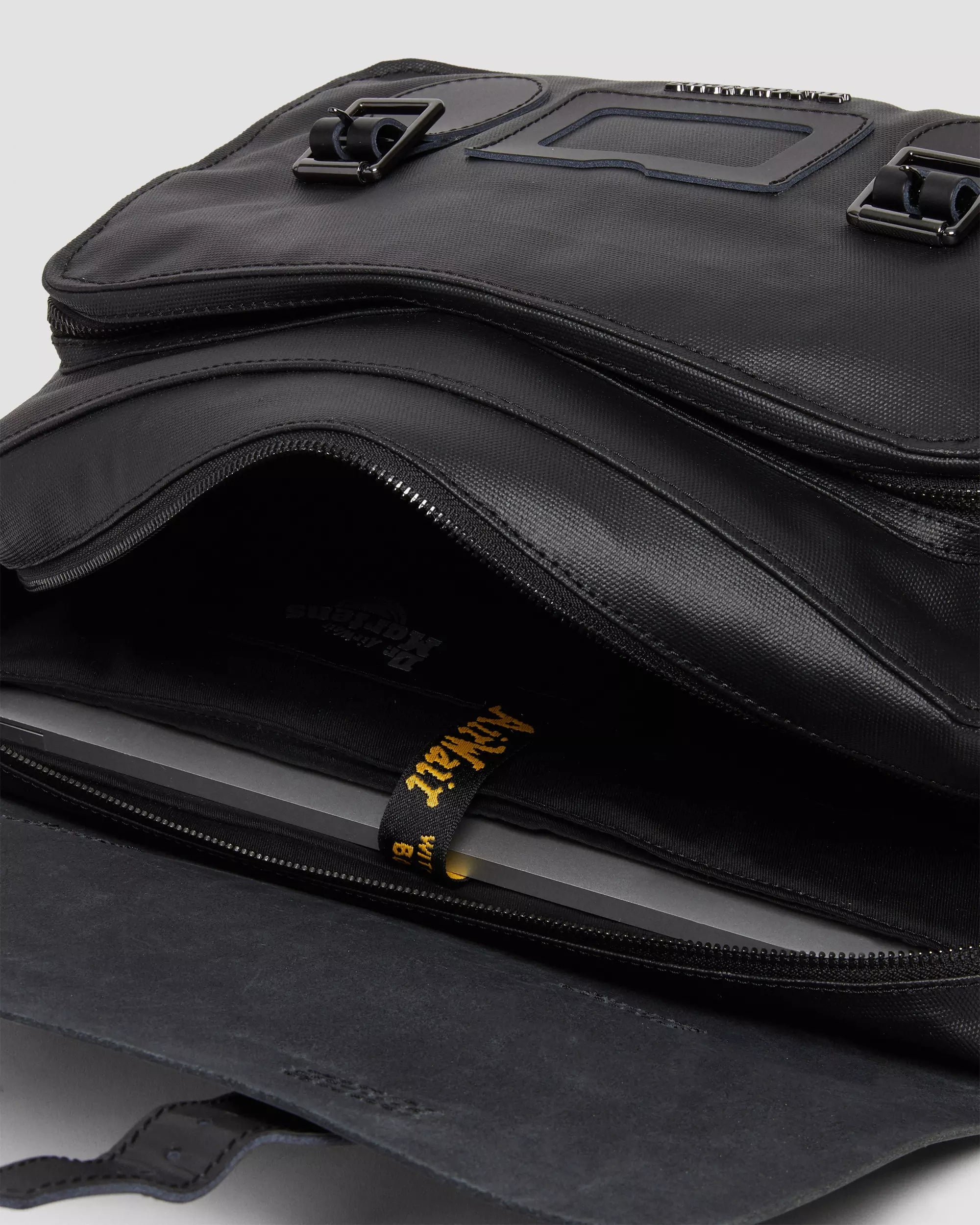 Leather & Canvas Messenger Bag