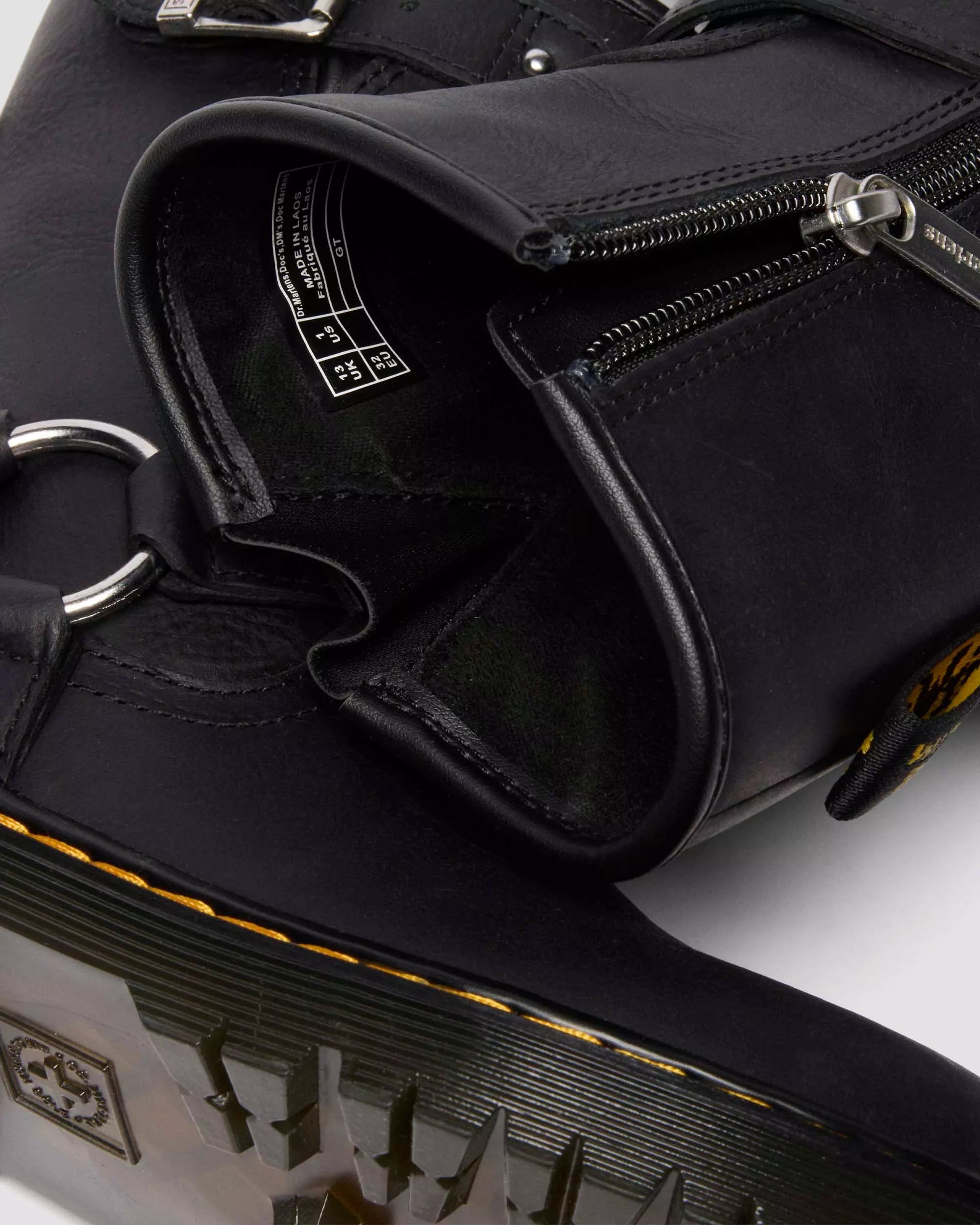 Genaya Junior Kids Leather Biker Boots