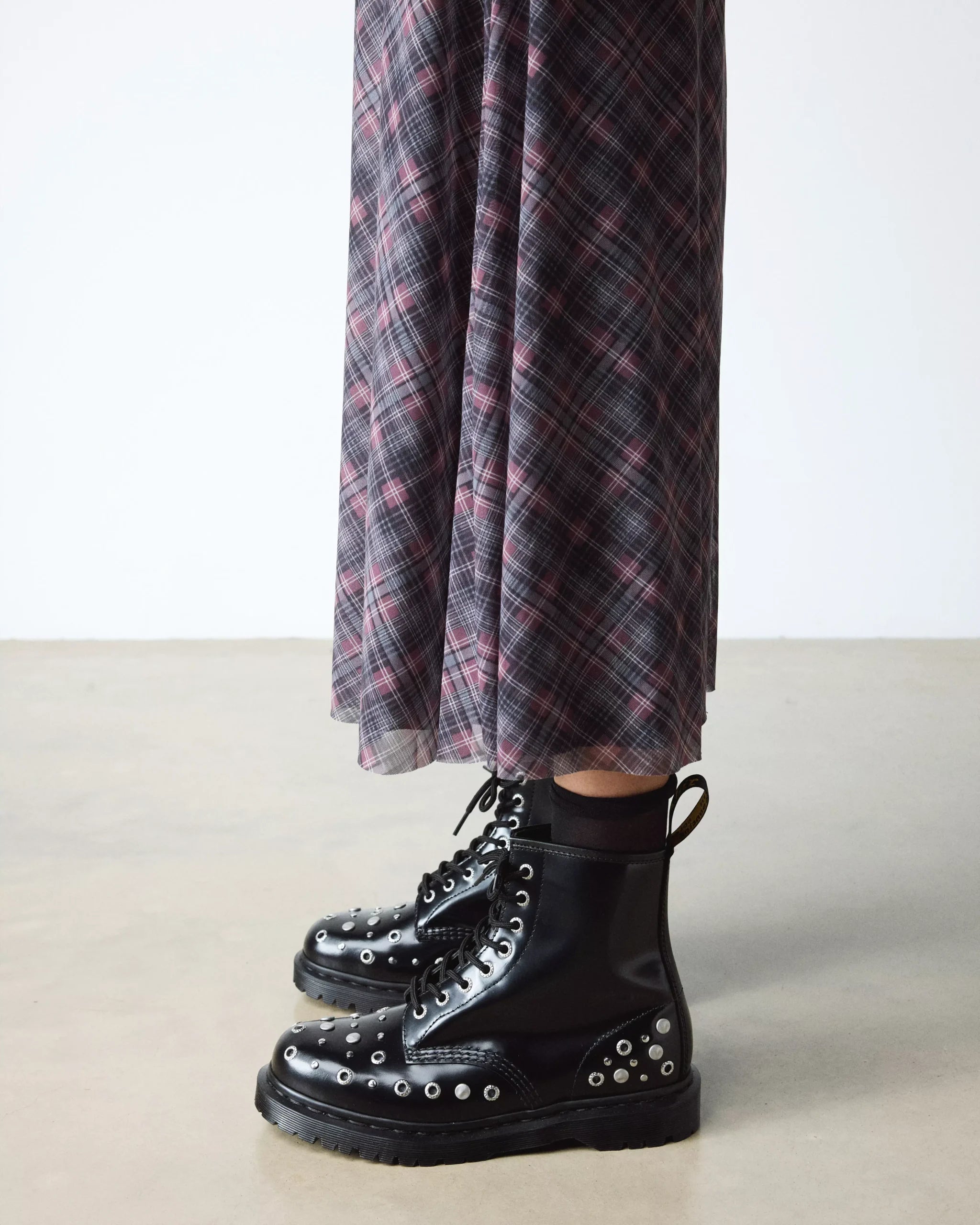 1460 Studded Buttero Leather Boots