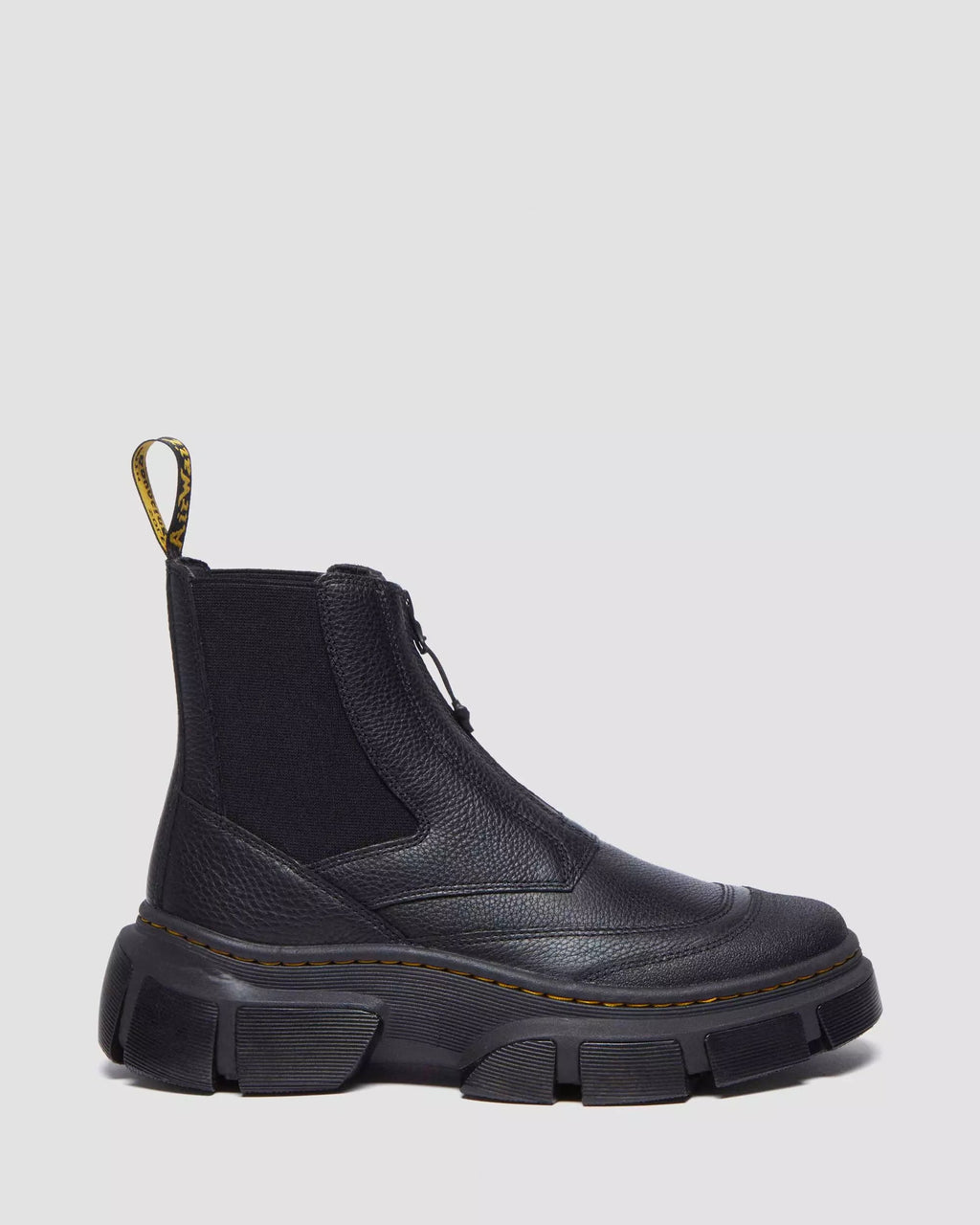 DMXL Zip Leather Chelsea Boots