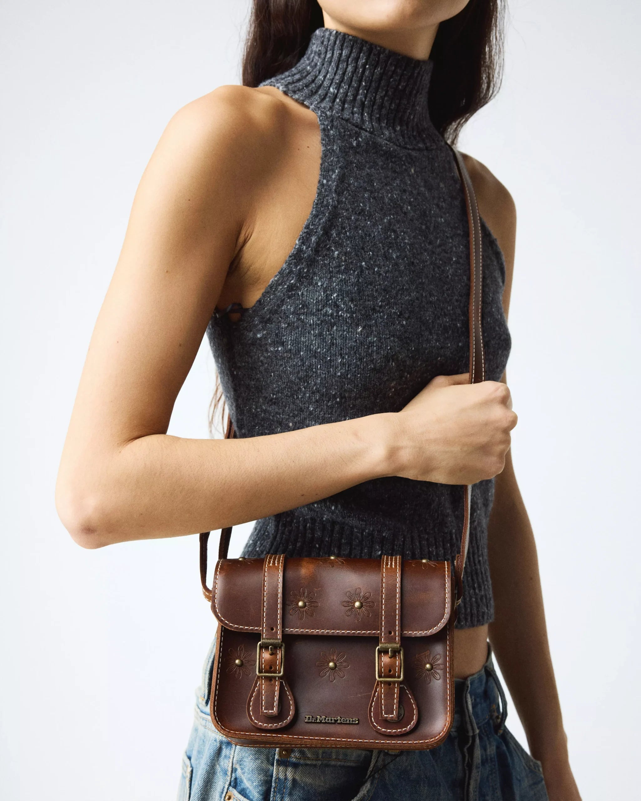 7 Inch Satchel Mayhem Leather Crossbody Bag