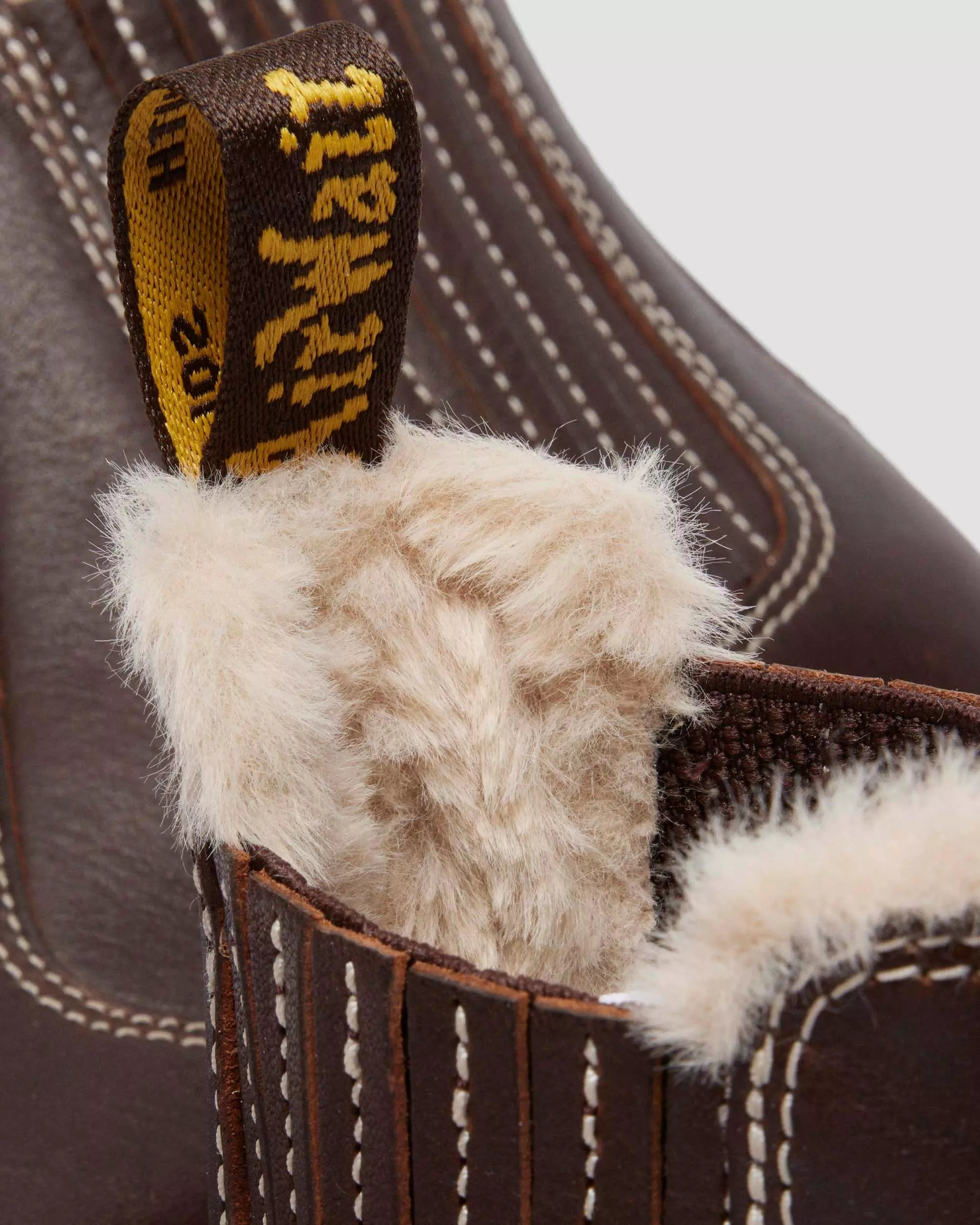 2976 Leonore II Faux Fur Lined Grizzly Leather Chelsea Boots