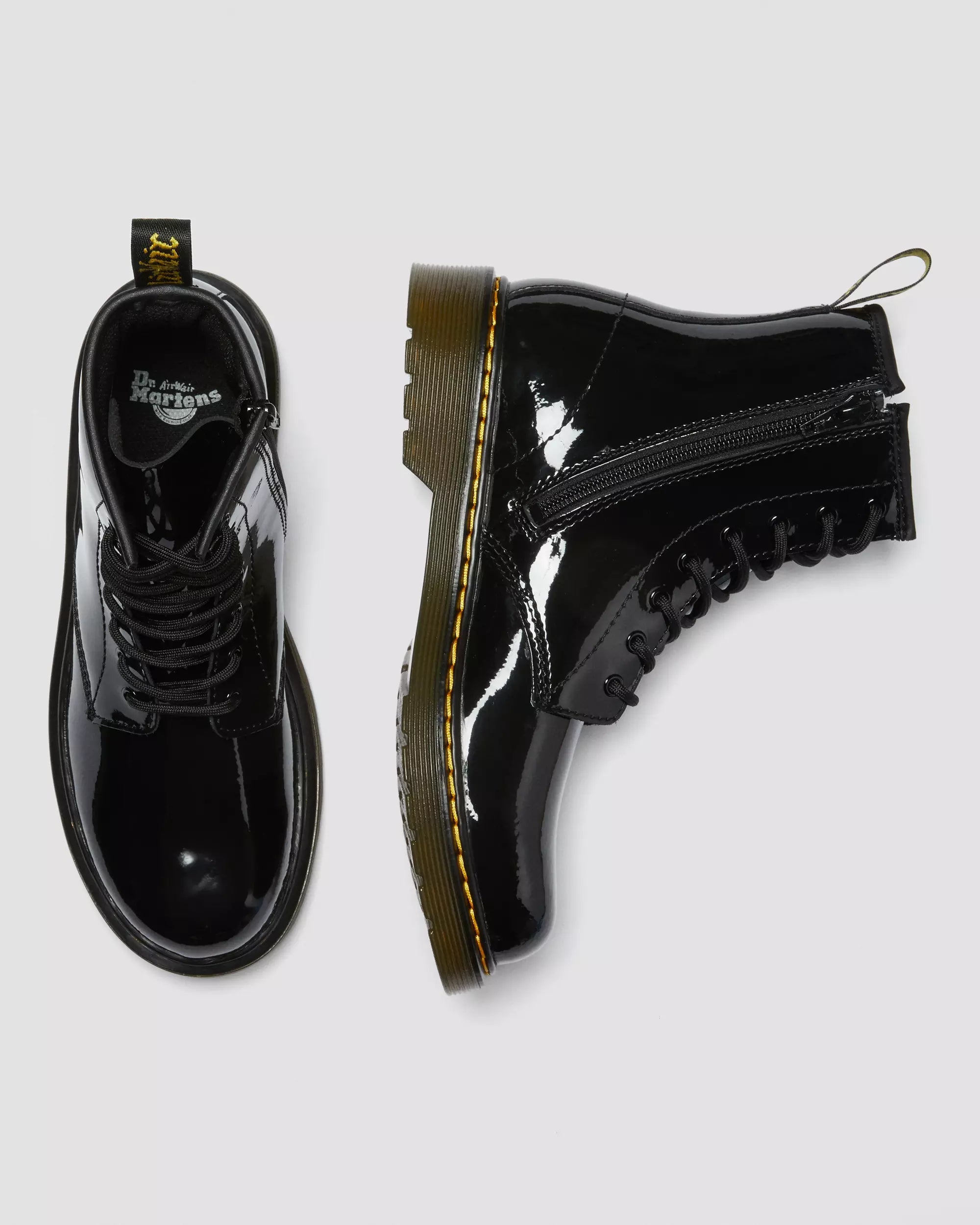 Youth 1460 Patent Leather Lace Up Boots