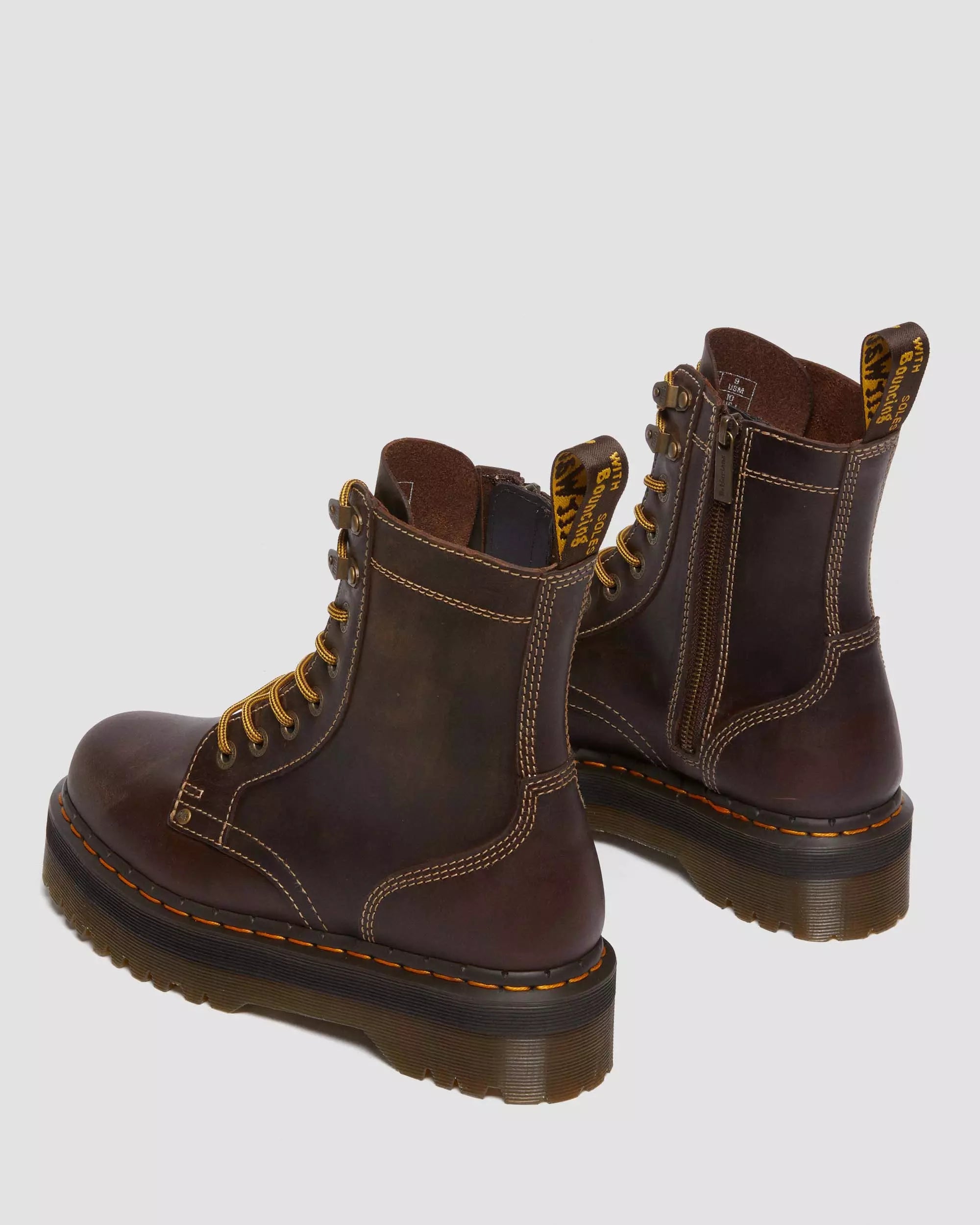 JADON ARC Crazy Horse Platform Boots