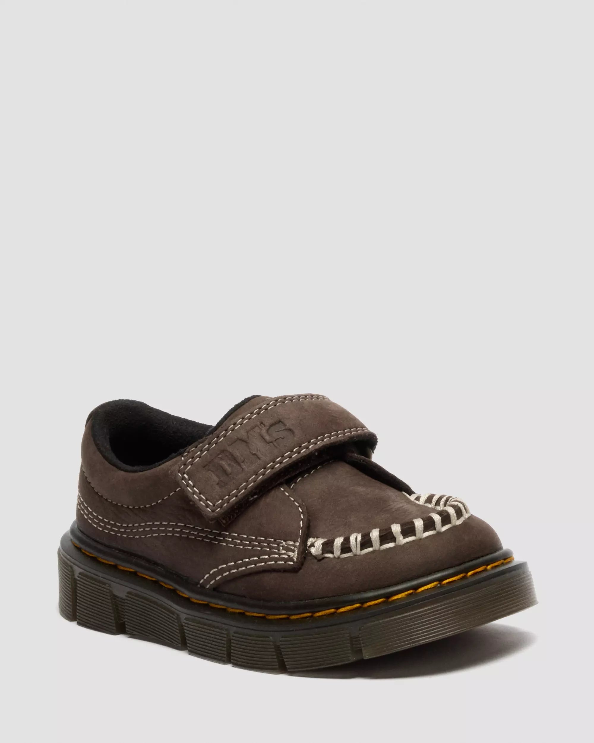 Toddler Raffe Strap Tumbled Nubuck Moc Toe Shoes