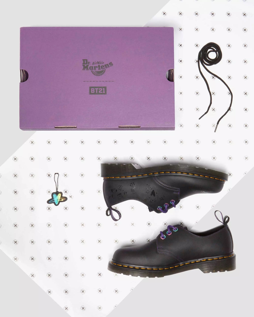1461 x BT21 Oxford Shoes
