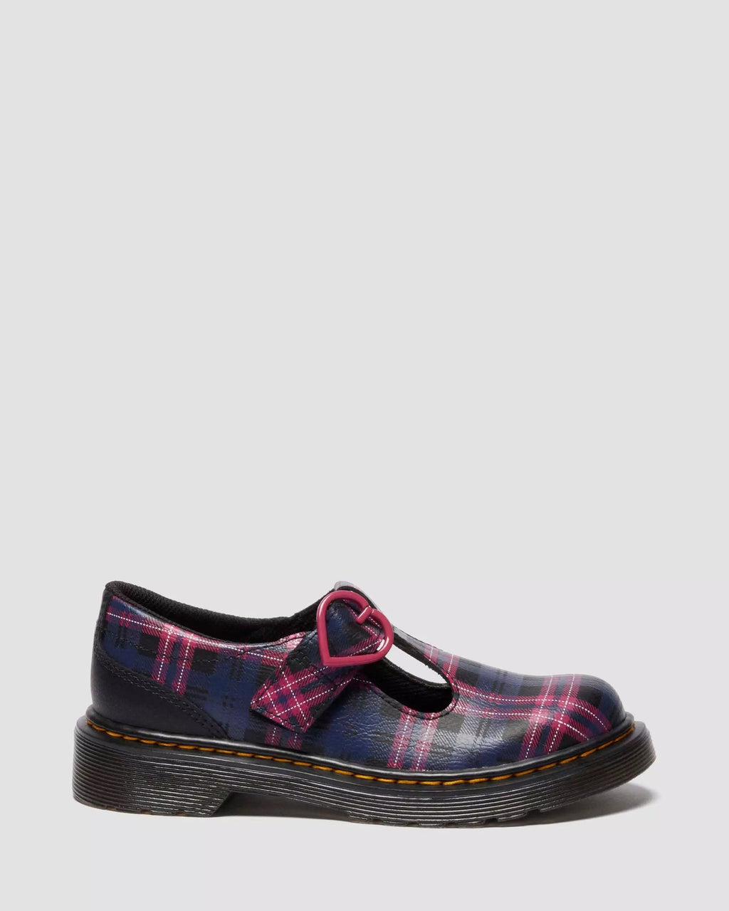 JUNIOR POLLEY II Pink Tartan Mary Jane Shoes